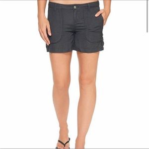 Lole Wendy Mid-rise Grey Linen Short | NWT | 8
